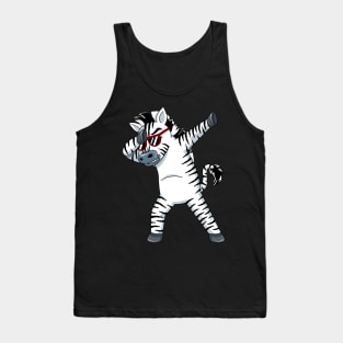 Zebra Dabbing Dab Dance Funny Birthday Gift Tank Top